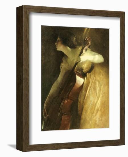 A Ray of Sunlight (The Cellist), 1898-John White Alexander-Framed Giclee Print