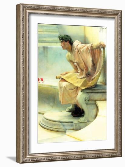 A Reading of Homer, Detail [2]-Sir Lawrence Alma-Tadema-Framed Art Print