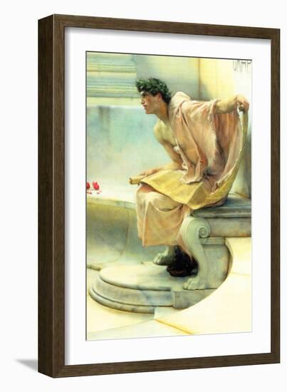 A Reading of Homer, Detail-Sir Lawrence Alma-Tadema-Framed Art Print