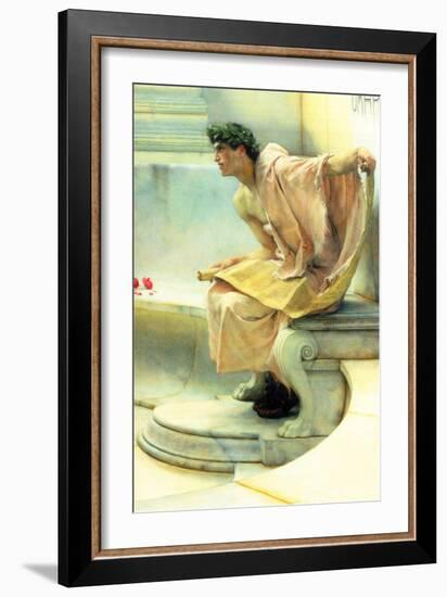 A Reading of Homer, Detail-Sir Lawrence Alma-Tadema-Framed Art Print