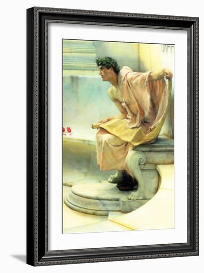 A Reading of Homer, Detail-Sir Lawrence Alma-Tadema-Framed Art Print