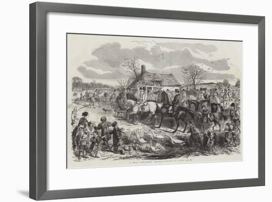 A Real Christmas Holiday-John Leech-Framed Giclee Print