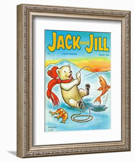 A Real Fish Story - Jack and Jill, January 1964-Patricia Lynn-Framed Giclee Print