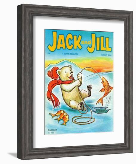 A Real Fish Story - Jack and Jill, January 1964-Patricia Lynn-Framed Giclee Print