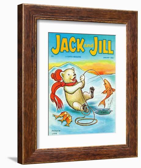 A Real Fish Story - Jack and Jill, January 1964-Patricia Lynn-Framed Giclee Print