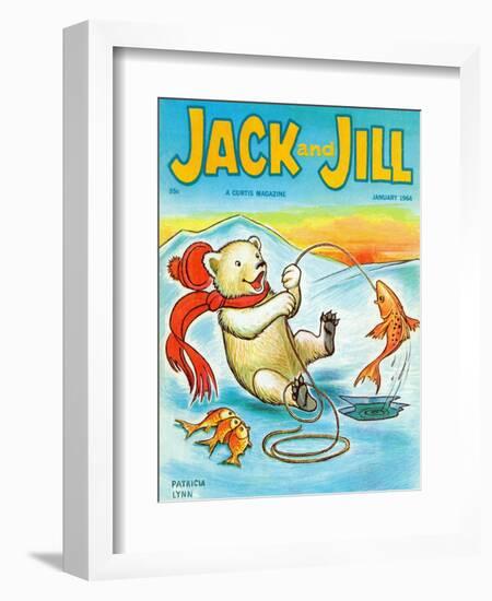 A Real Fish Story - Jack and Jill, January 1964-Patricia Lynn-Framed Giclee Print