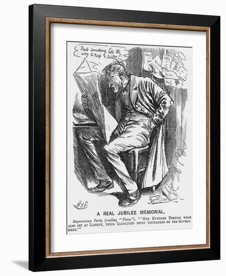 A Real Jubilee Memorial, 1887-Harry Furniss-Framed Giclee Print