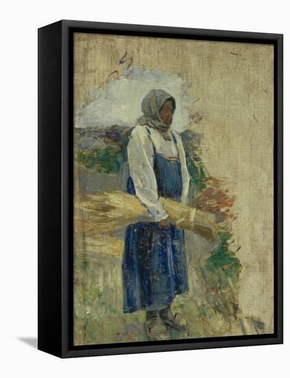 A Reaper, 1896-Viktor Elpidiforovich Borisov-musatov-Framed Premier Image Canvas