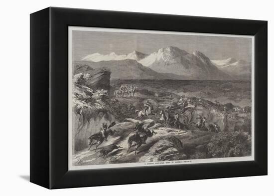 A Recent Wild-Boar Hunt in Algeria-Harrison William Weir-Framed Premier Image Canvas