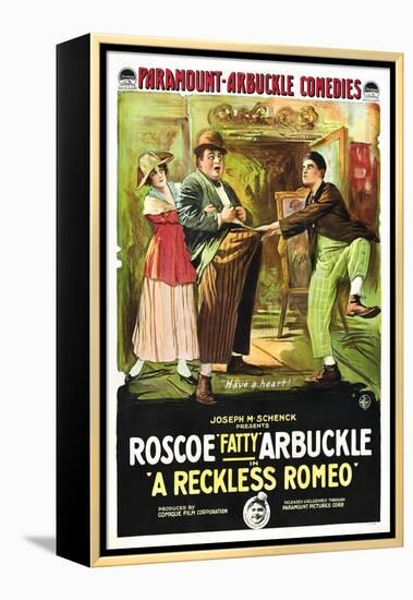 A Reckless Romeo-null-Framed Stretched Canvas