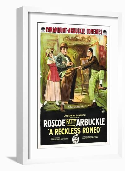 A Reckless Romeo-null-Framed Art Print