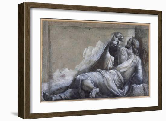 A Reclining Apostle-Sebastiano del Piombo-Framed Giclee Print