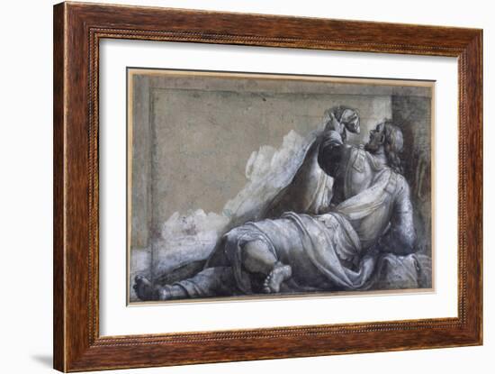 A Reclining Apostle-Sebastiano del Piombo-Framed Giclee Print
