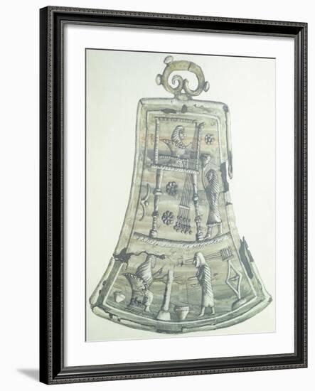 A Reconstructed Tintinnabulum. Etruscan Civilization, 9th-1st Century BC-null-Framed Giclee Print