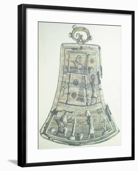 A Reconstructed Tintinnabulum. Etruscan Civilization, 9th-1st Century BC-null-Framed Giclee Print