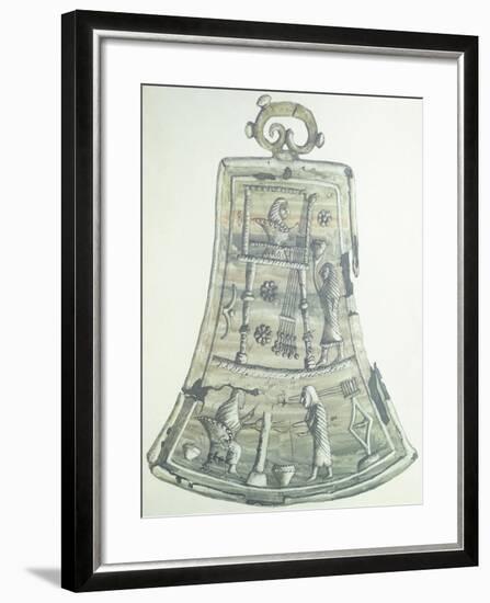 A Reconstructed Tintinnabulum. Etruscan Civilization, 9th-1st Century BC-null-Framed Giclee Print