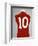 A Red England World Cup Final International Shirt, No.10, Worn by Geoff Hurst in 1966 World Cup…-null-Framed Giclee Print