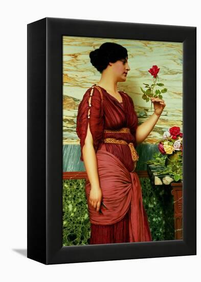 A Red, Red Rose-John William Godward-Framed Premier Image Canvas