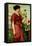 A Red, Red Rose-John William Godward-Framed Premier Image Canvas