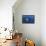 A Reef Manta Ray Swims Past a Coral Reef in the Solomon Islands-Stocktrek Images-Framed Premier Image Canvas displayed on a wall