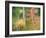 A Reflection of a Panned Motion Blur of Autumn Woodland.-Julianne Eggers-Framed Photographic Print