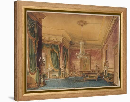 A Regency Interior, 1819-Robert Hughes-Framed Premier Image Canvas