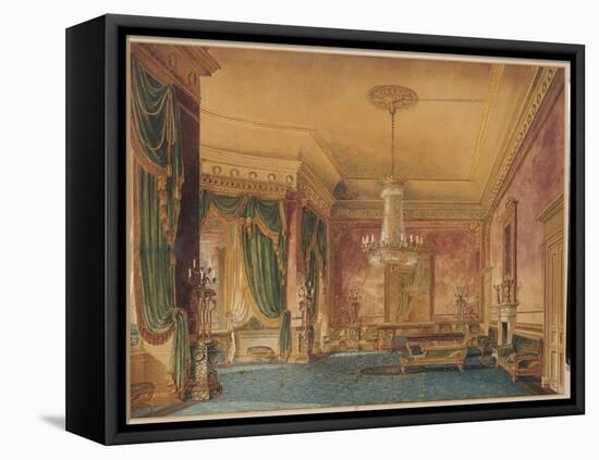A Regency Interior, 1819-Robert Hughes-Framed Premier Image Canvas