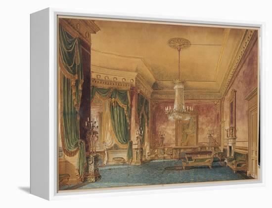 A Regency Interior, 1819-Robert Hughes-Framed Premier Image Canvas