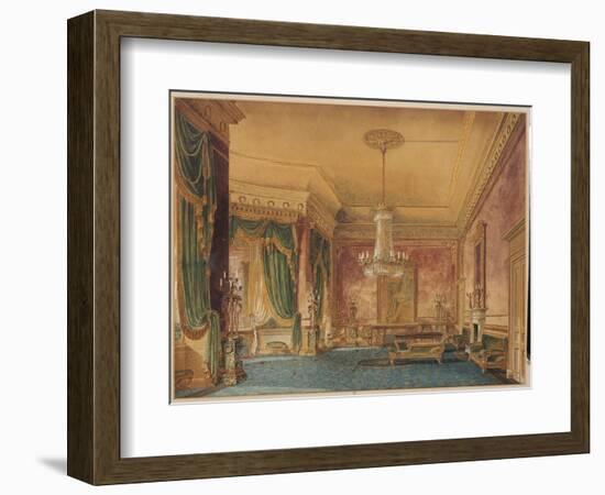 A Regency Interior, 1819-Robert Hughes-Framed Giclee Print