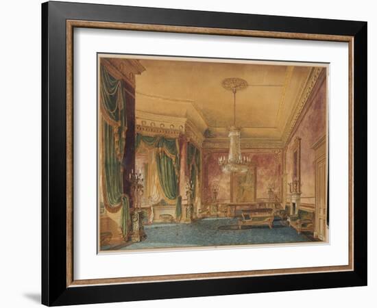 A Regency Interior, 1819-Robert Hughes-Framed Giclee Print