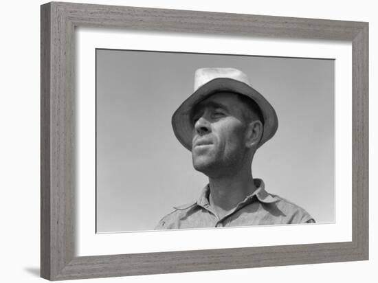 A Rehabilitation Client-Dorothea Lange-Framed Art Print