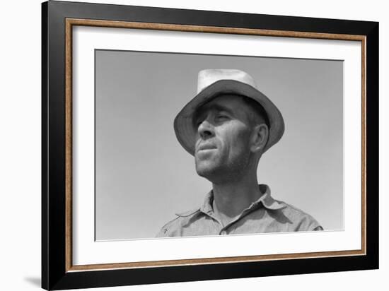 A Rehabilitation Client-Dorothea Lange-Framed Art Print