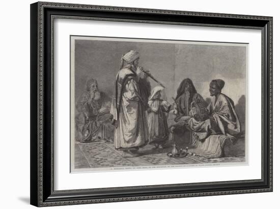 A Rehearsal, Cairo-Carl Haag-Framed Giclee Print