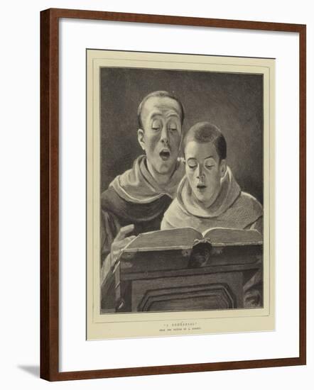 A Rehearsal-null-Framed Giclee Print