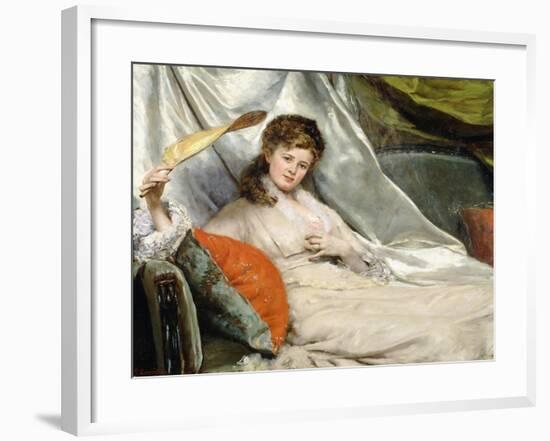 A Relaxing Moment-Eduardo-leon Garrido-Framed Giclee Print