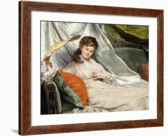 A Relaxing Moment-Eduardo-leon Garrido-Framed Giclee Print