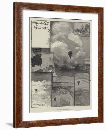 A Remarkable Balloon Voyage by Mr Coxwell-null-Framed Giclee Print