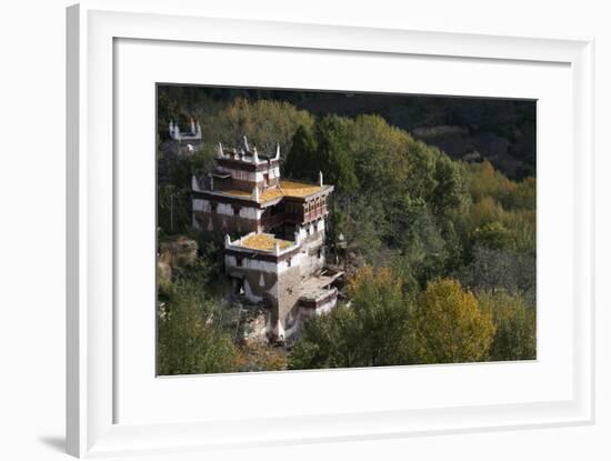 A Remote Village in the Sichuan Province, China, Asia-Alex Treadway-Framed Photographic Print