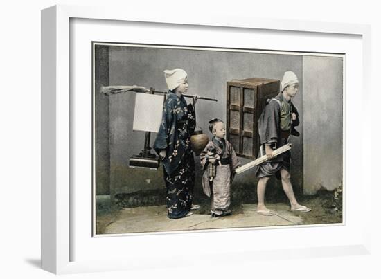 A Removal, C1890-null-Framed Giclee Print