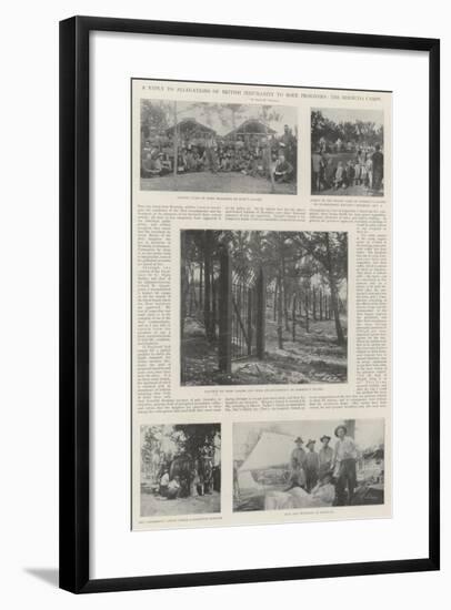 A Reply to Allegations of British Inhumanity to Boer Prisoners, the Bermuda Camps-null-Framed Giclee Print