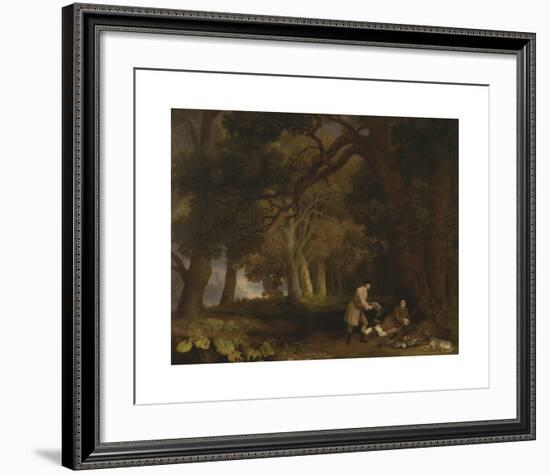 A Repose after Shooting-George Stubbs-Framed Premium Giclee Print