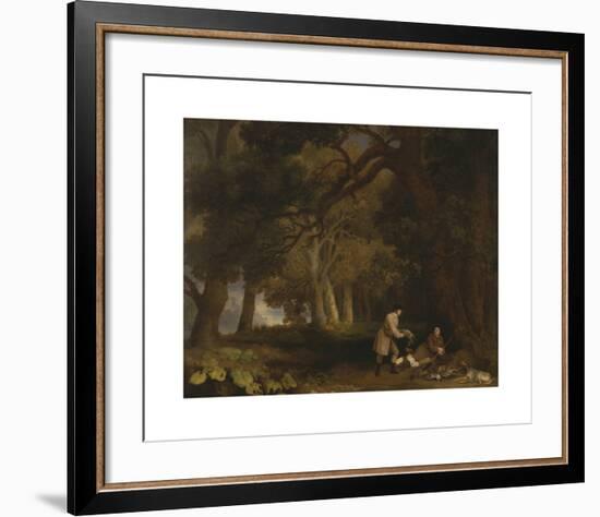 A Repose after Shooting-George Stubbs-Framed Premium Giclee Print