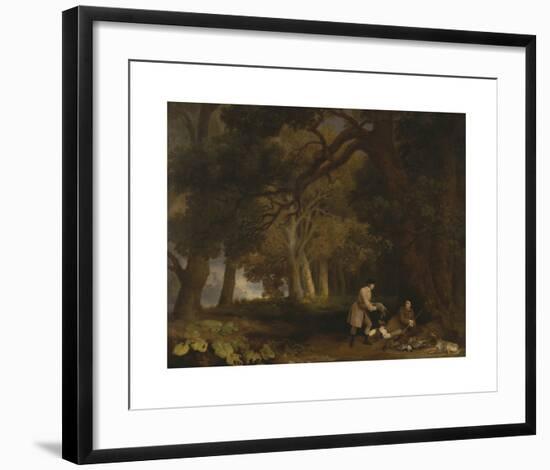 A Repose after Shooting-George Stubbs-Framed Premium Giclee Print