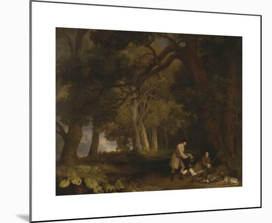 A Repose after Shooting-George Stubbs-Mounted Premium Giclee Print