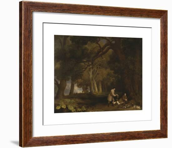 A Repose after Shooting-George Stubbs-Framed Premium Giclee Print