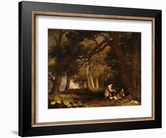 A Repose after Shooting-George Stubbs-Framed Giclee Print