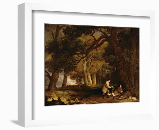 A Repose after Shooting-George Stubbs-Framed Giclee Print