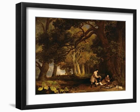 A Repose after Shooting-George Stubbs-Framed Giclee Print