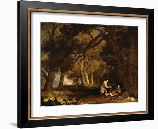 A Repose after Shooting-George Stubbs-Framed Giclee Print