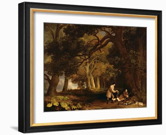 A Repose after Shooting-George Stubbs-Framed Giclee Print